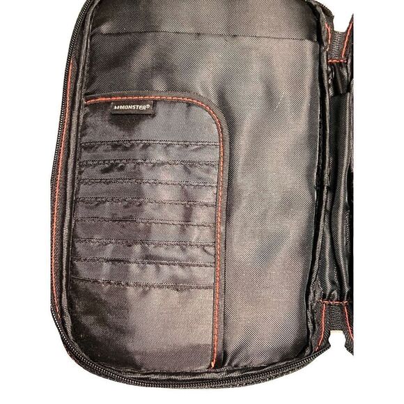 Monster Electronics Brown Travel Organizer Case Pouch Credit Card Heavy Duty - Picture 5 of 6